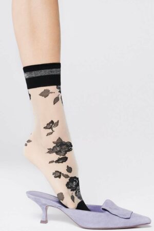 Florence linen ankle highs by FiORE