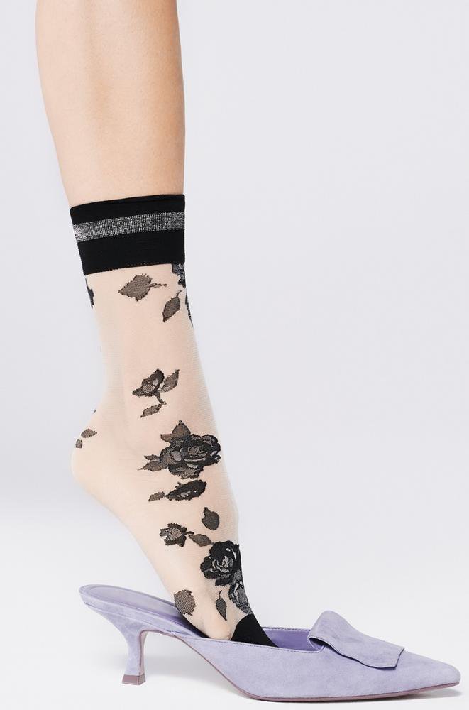 Florence linen ankle highs by FiORE