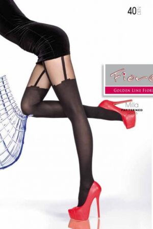 Milla patterned tights fiore