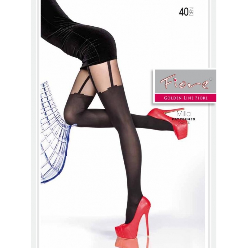 Milla patterned tights fiore