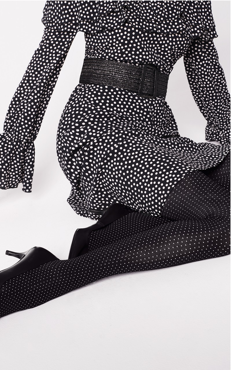 Bueno sera FiORE opaque dotted tights