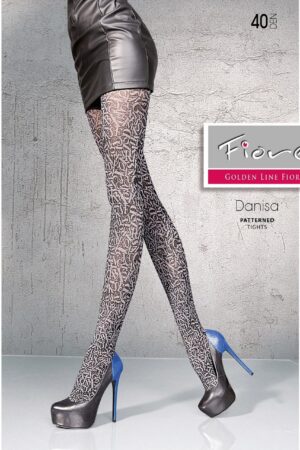 Danissa FiORE patterned tights plum