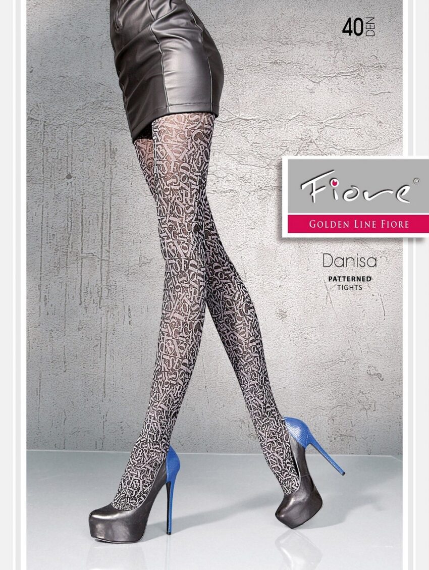 Danissa FiORE patterned tights plum