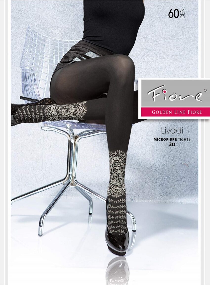 Livadi Fiore opaque 3D microfibre Tights