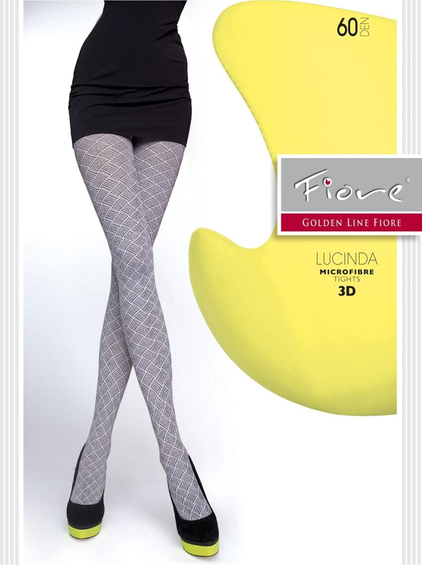 Lucinda FiORE 3D patterns microfibre tights