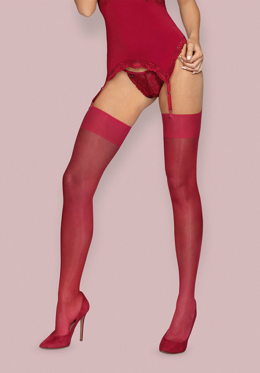 Obsessive S800 Stockings Ruby