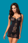 Obsessive Heartina Chemise Black