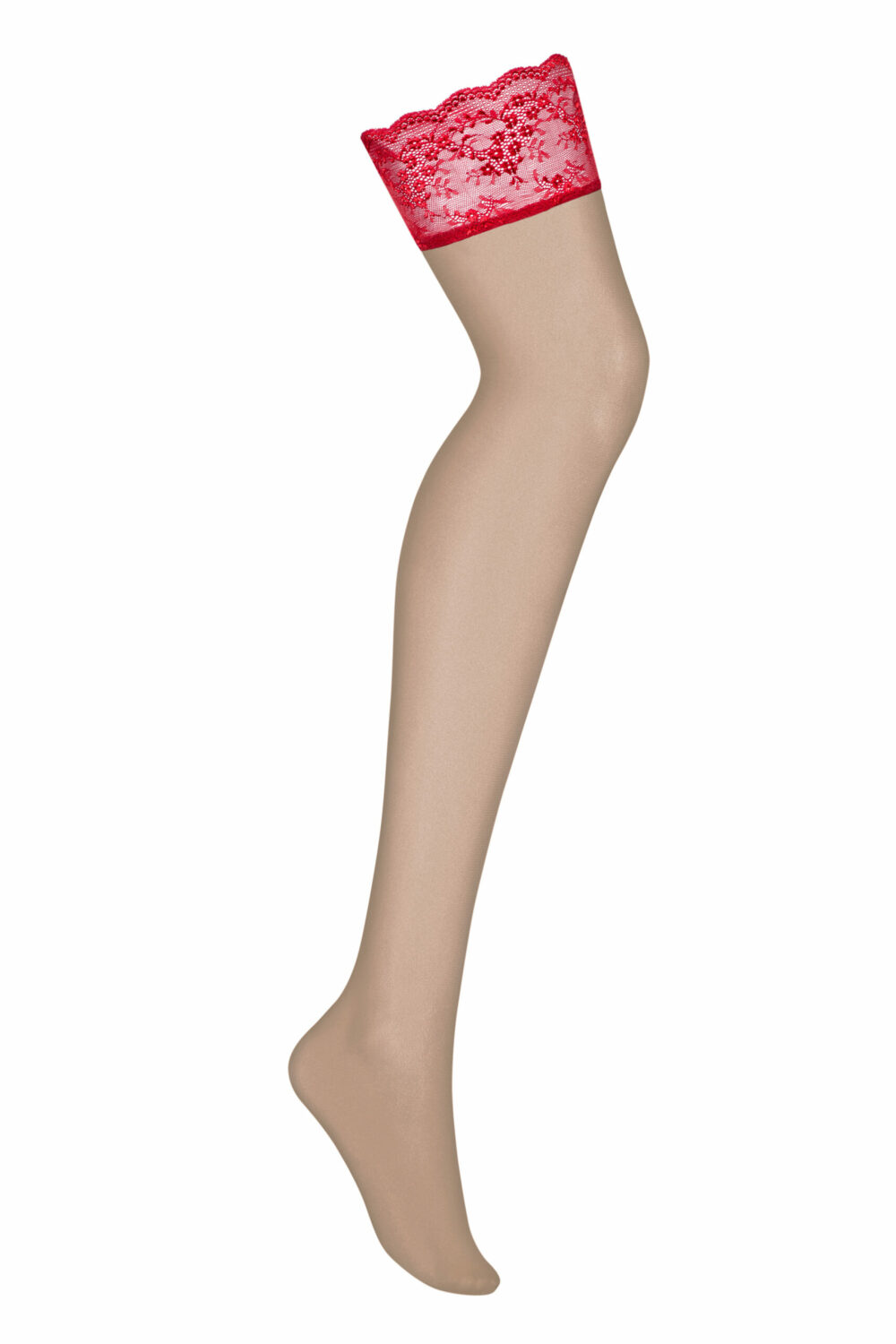 Obsessive Lovica Stockings Nude Red Details Obsessive Lovica Stockings Nude Red Details