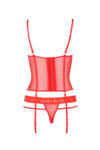 Lingerie Passion Kyouka Corset Red Details Back