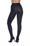 Miss Naughty MISS9 Opaque Crotchless Tights Black