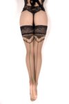 Ballerina 557 Fashion Hold Ups Black Skin