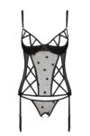 Lingerie Passion Lovelia Corset Black Details