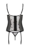 Lingerie Passion Lovelia Corset Black Details Back