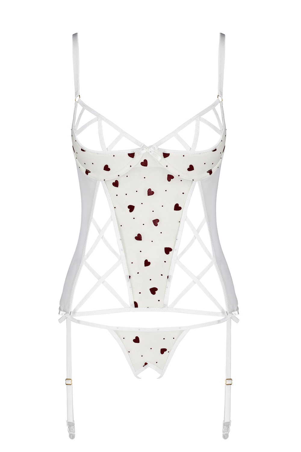 Lingerie Passion Lovelia Corset White Details Lingerie Passion Lovelia Corset White Details