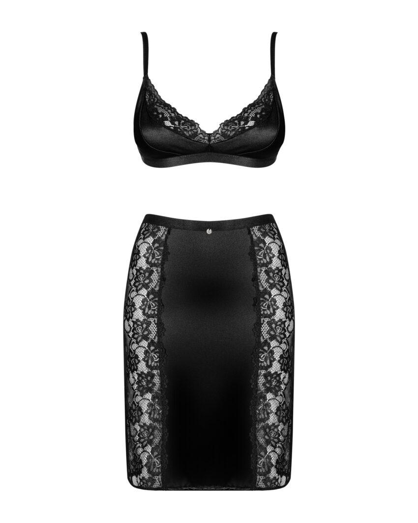 Obsessive Blanita Bra & Skirt Details