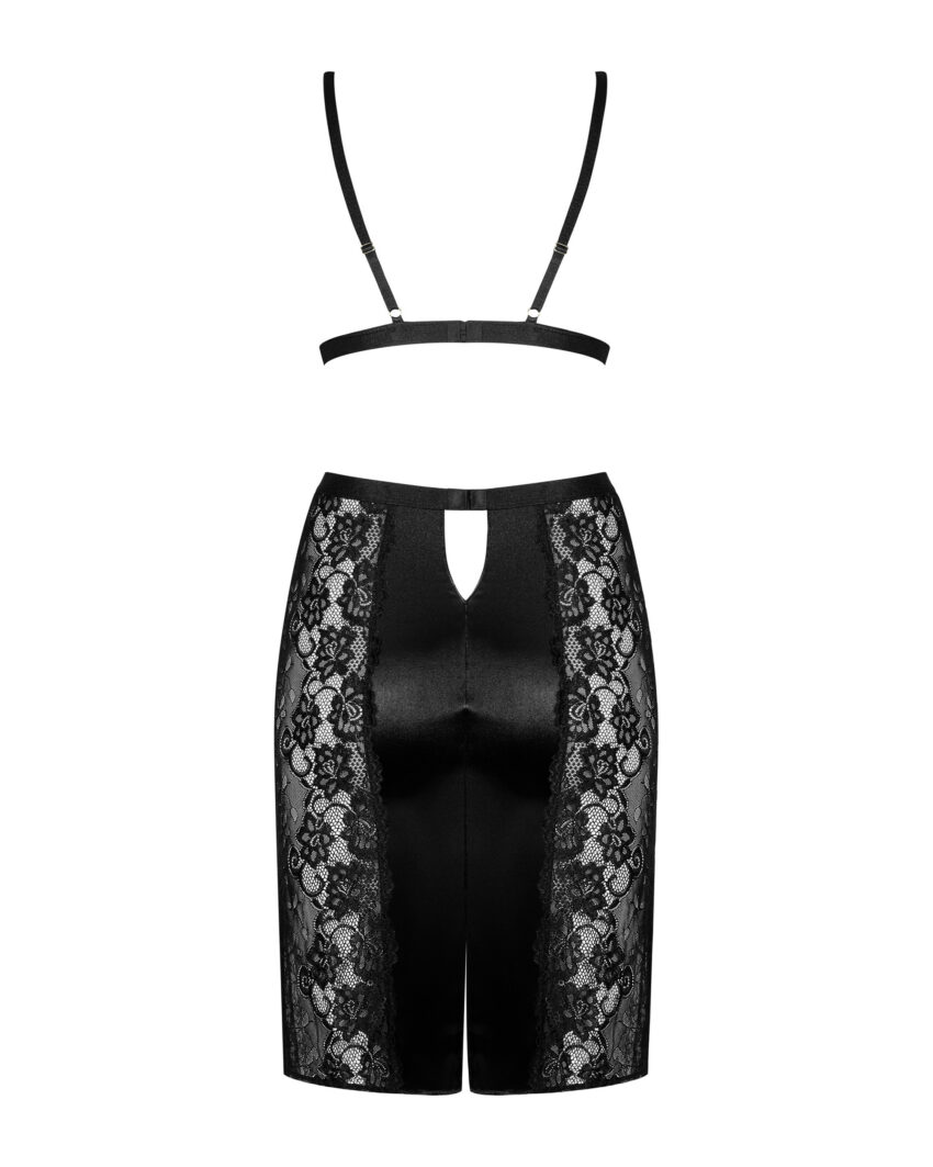 Obsessive Blanita Bra & Skirt Details Back