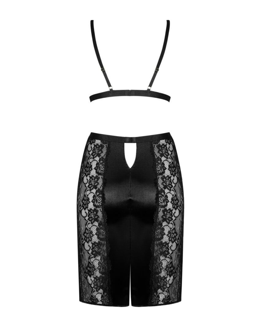 Obsessive Blanita Bra & Skirt Details Back