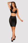 Obsessive Blanita Bra & Skirt Lingerie