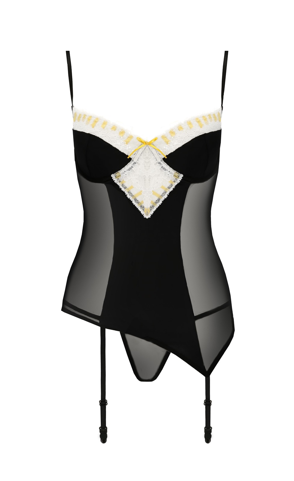 Lingerie Avanua Rania Corset Black Close Up Lingerie Avanua Rania Corset Black Close Up