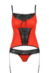 Lingerie Casmir Lauren Corset Red Details Lingerie Casmir Lauren Corset Red Details