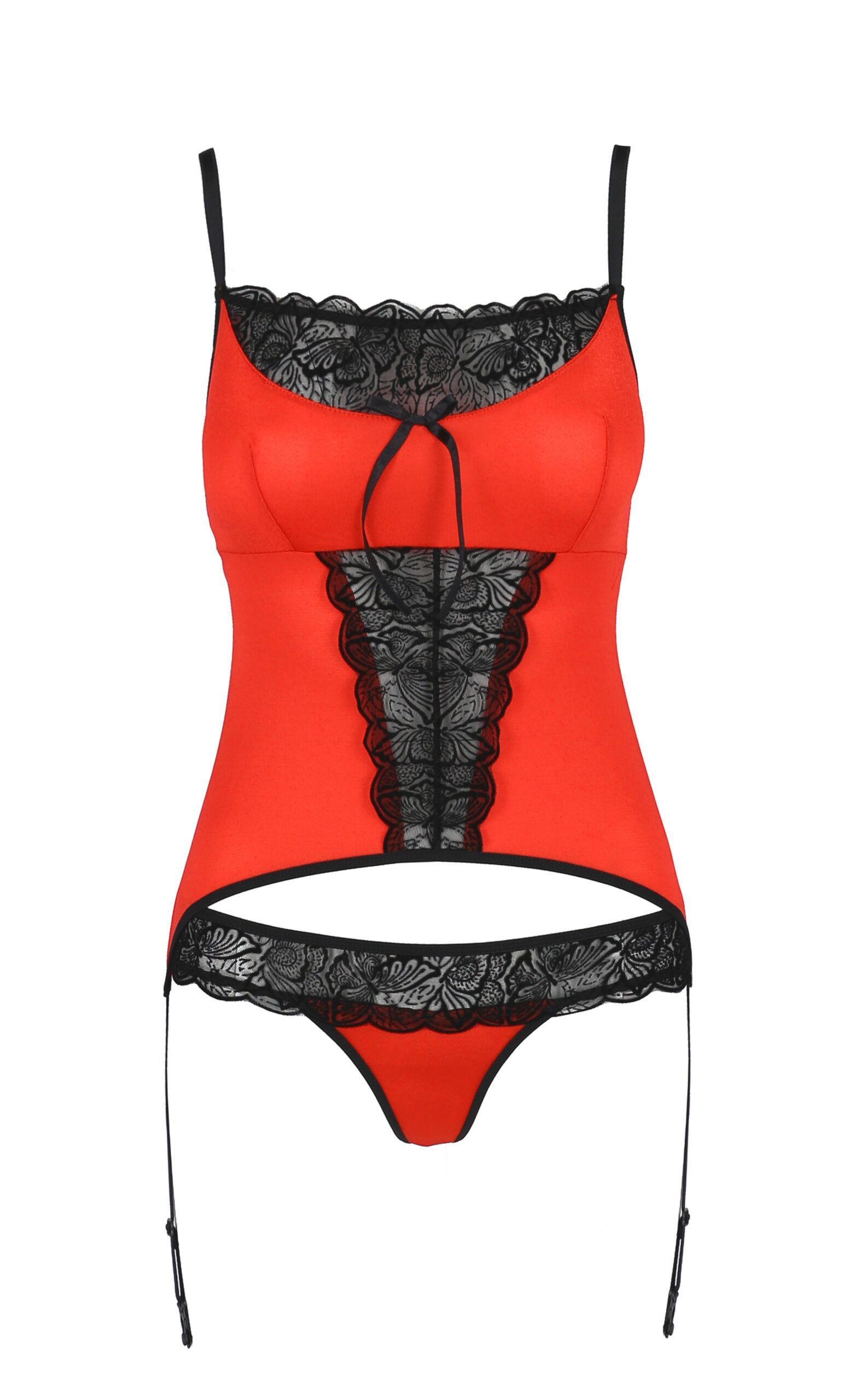 Lingerie Casmir Lauren Corset Red Details Lingerie Casmir Lauren Corset Red Details